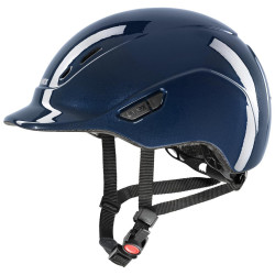 Kask jeździecki dziecięcy Kidoxx połysk granatowy