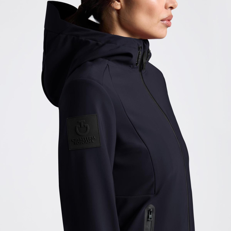Kurtka damska CT Thermal Hooded Softshell granatowa