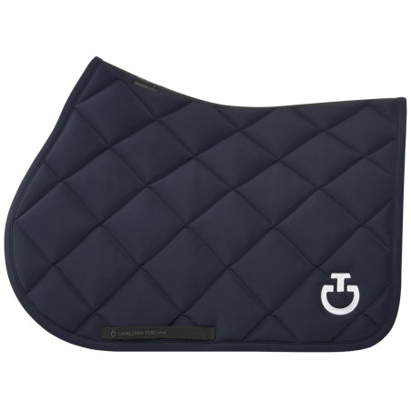 Czaprak Diamond Quilted Jersey granatowy