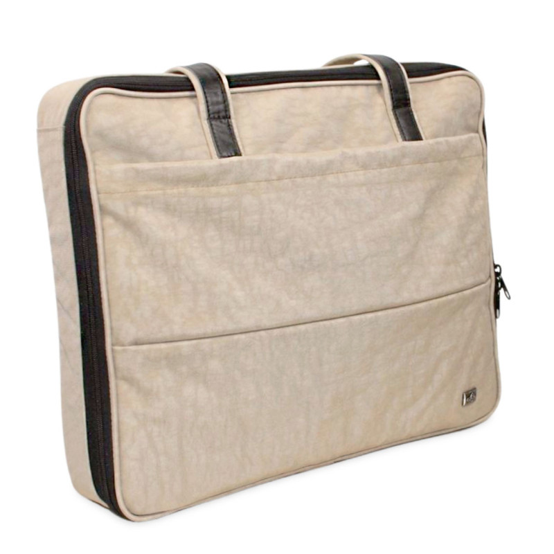 Torba na laptopa beżowa