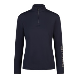 Bluzka techniczna damska Zip Shirt Sports nightblue