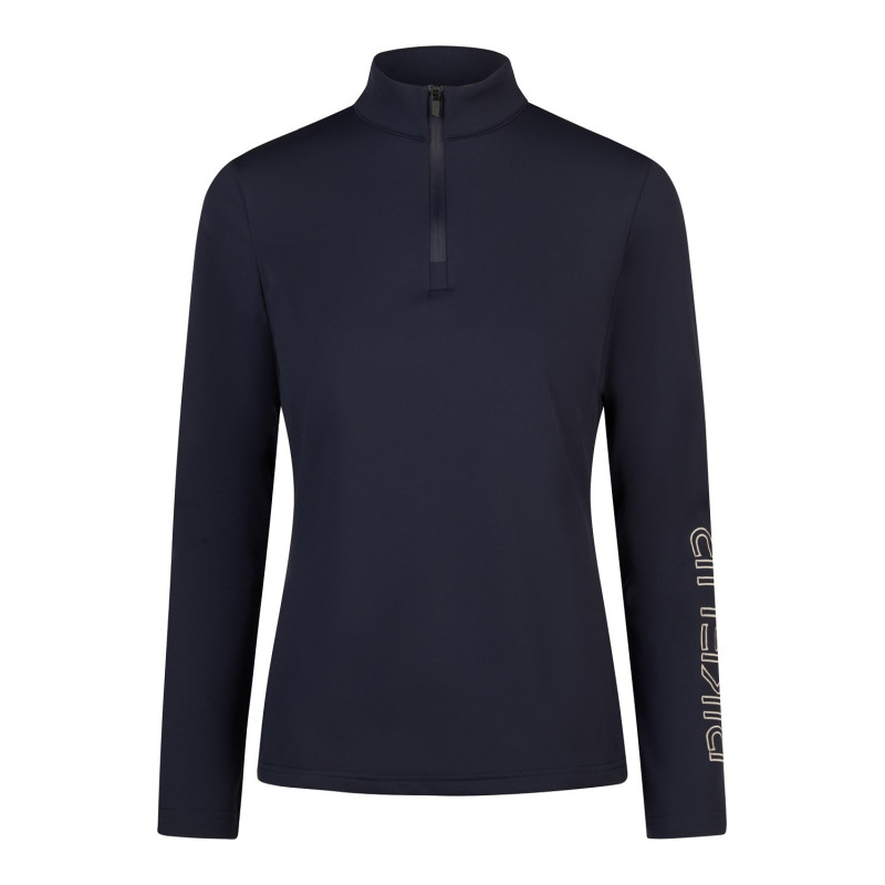 Bluzka techniczna damska Zip Shirt Sports nightblue