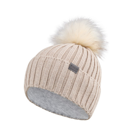 Czapka Beanie Pompon Sports pale grey