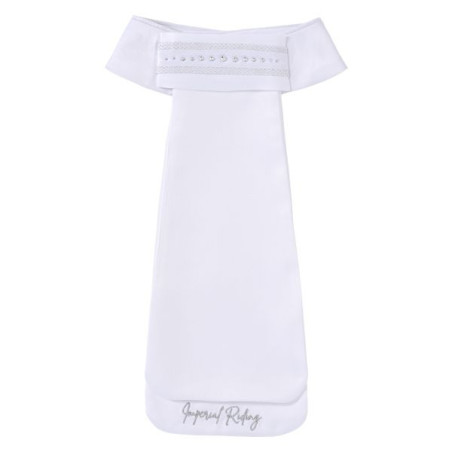 Plastron jeździecki IRHBasic z kryształkami