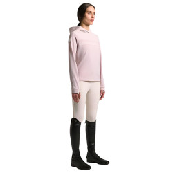 Bluza damska techniczna z kapturem CT Hooded Tech Sweatshirt violet ice