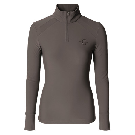 Bluzka techniczna damska Active W26 milky chocolate