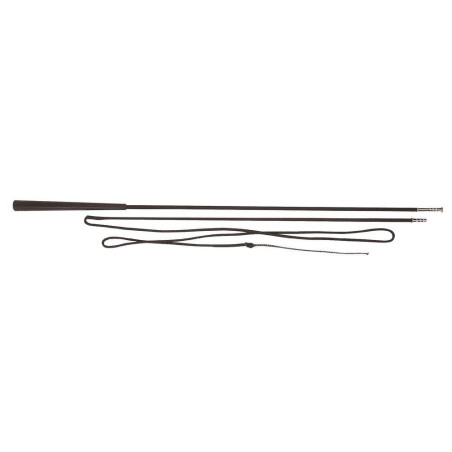 Bat do lonżowania składany 180 cm czarny