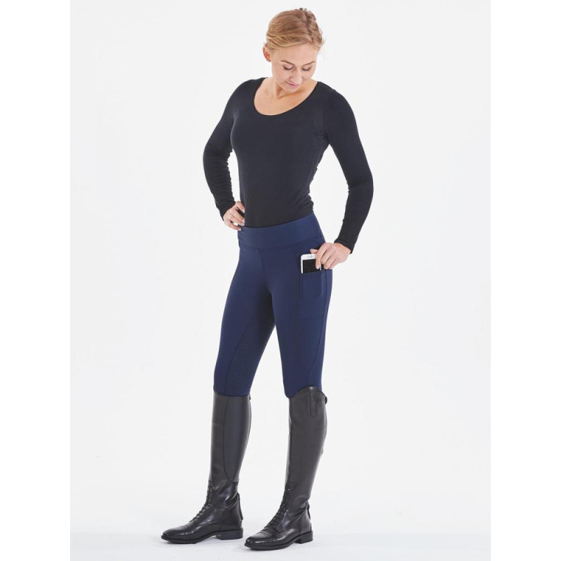 Legginsy damskie ocieplane Tornio Winter granatowe