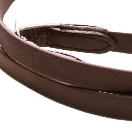 Wodze biothanowe ze stoperami 16mm brązowe