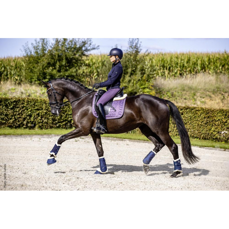 Kaloszki z futrem Cozy S21 dark blue
