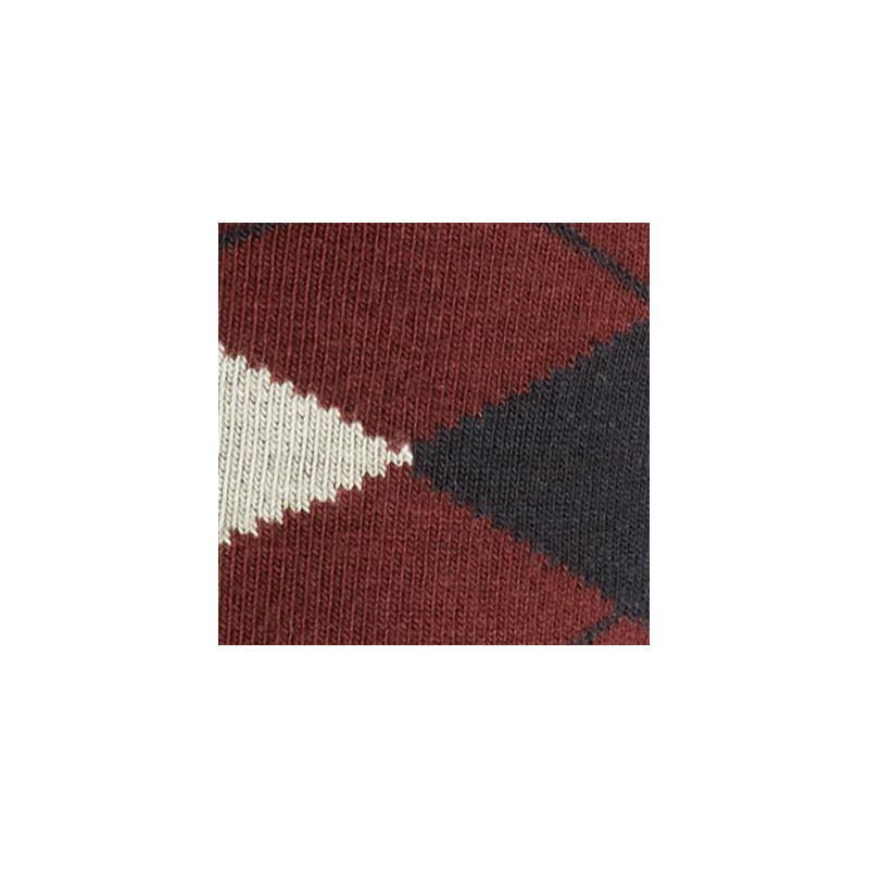 Skarpety jeździeckie Alana Checked S22 burgundy red/mahogany/dark navy