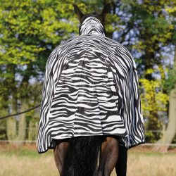 Derka siatkowa dla konia Comfort Pro Zebra paski