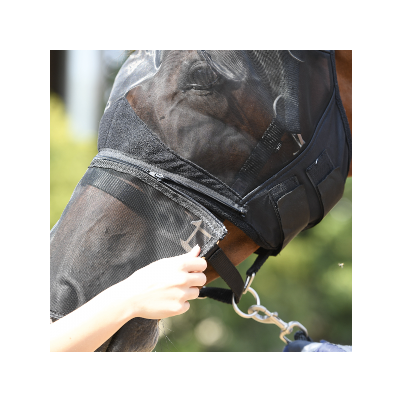 Maska przeciw owadom Fly Protector czarna