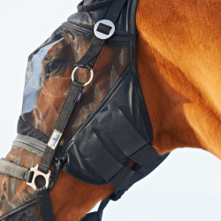 Maska przeciw owadom Fly Protector czarna