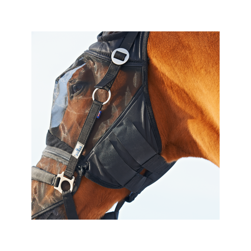 Maska przeciw owadom Fly Protector czarna