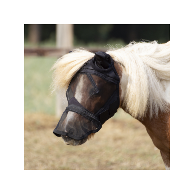 Maska przeciw owadom Fly Protector czarna