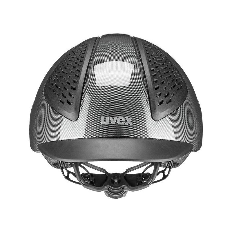Kask jeździecki Exxential II Tocsen z lokalizacją czarny/srebrny