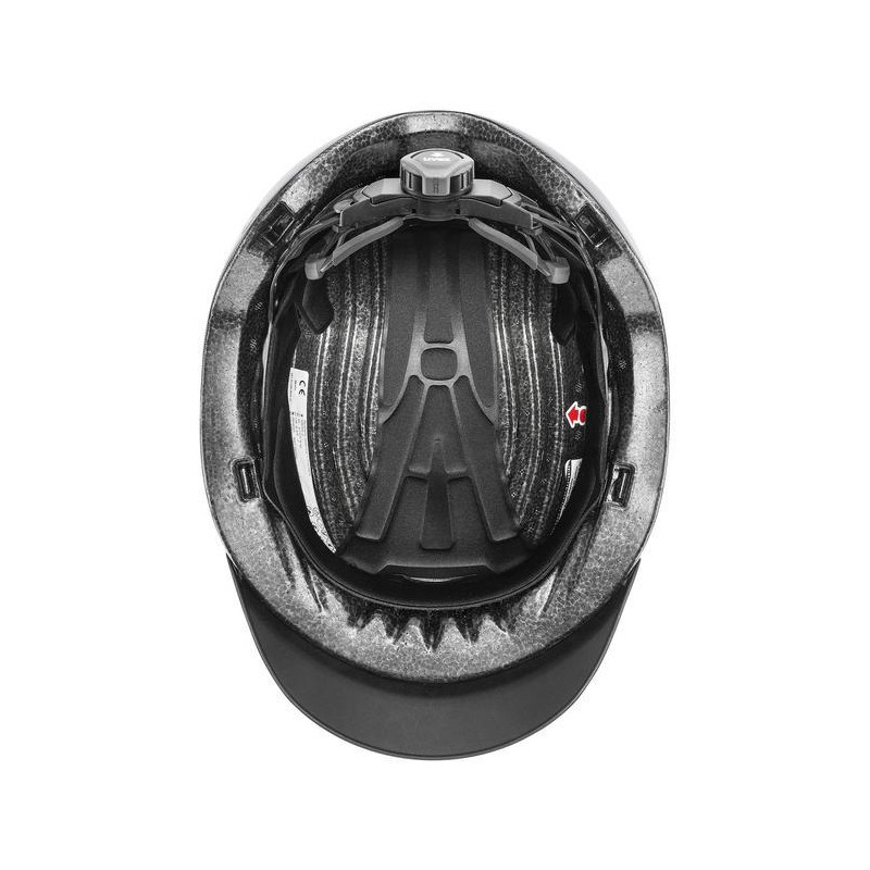 Kask jeździecki Exxential II Tocsen z lokalizacją czarny/srebrny