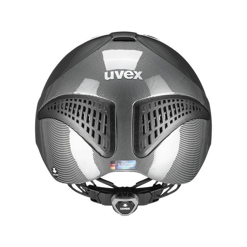 Kask jeździecki Exxential II Tocsen z lokalizacją czarny/srebrny