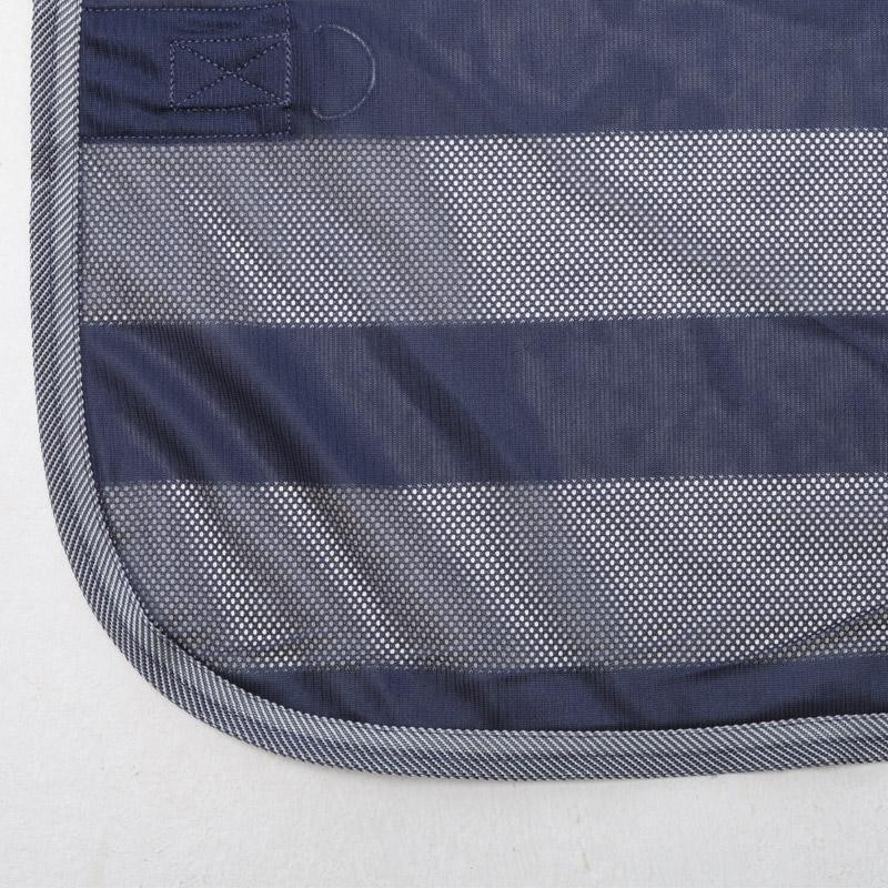 Derka siatkowa dla konia Stripe granatowa
