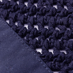 Nauszniki Easy Embroidery z miejscem na haft granatowe