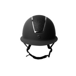Kask jeździecki regulowany Monarch II Metallic Gliter czarny