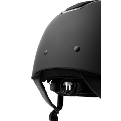 Kask jeździecki regulowany Monarch II Metallic Gliter czarny