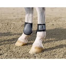 Ochraniacze dla konia Fetlock Basics szare tył