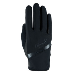 Rękawiczki jeździeckie letnie Lorraine czarne