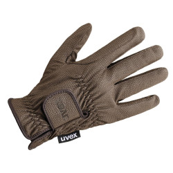 Rękawiczki jeździeckie zimowe Sportstyle Winter touch screen brązowe