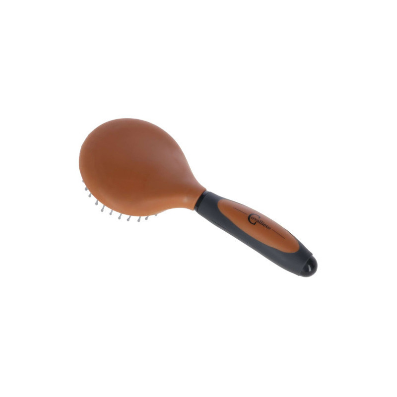 Szczotka do grzywy brązowo-czarna 24cm