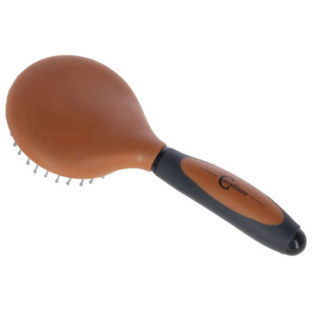 Szczotka do grzywy brązowo-czarna 24cm